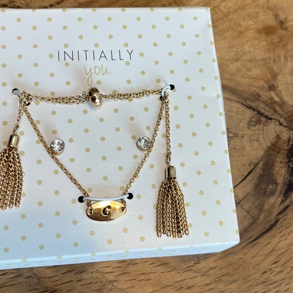 Initially You Bracelet and Earring Set - Picture 2 of 4